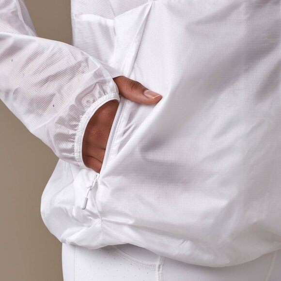 Lululemon Run With It Jacket Half Zip in White size 10 - Picture 16 of 16